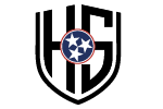 Hooah Security Services and Guard Training Logo with Tennessee Star Shield